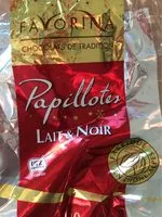 Amount of sugar in Papillotes - Chocolats lait & noir