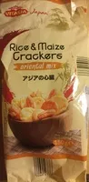 Amount of sugar in Rice & Maize Crackers - oriental mix