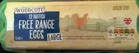 入っている砂糖の量 12 British free range eggs