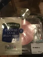 Sokerin määrä sisällä Cooked lean irish ham