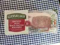 Sokerin määrä sisällä irish back bacon rashers