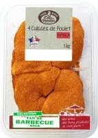 Sokerin määrä sisällä 4 Cuisses de poulet au paprika