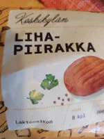 入っている砂糖の量 Lihapiirakka