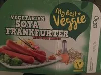 Sokerin määrä sisällä Vegetarian soya Frankfurter