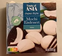 Zuckermenge drin Mochi Eisdessert Kokos
