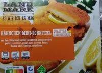 चीनी की मात्रा Land Mark Hähnchen Mini-Schnitzel