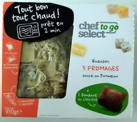 Jumlah gula yang masuk Radiatori 3 Fromages Sauce Parmesan + 1 madeleine pour beurre
