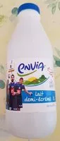Zuckermenge drin Lait demi ecreme