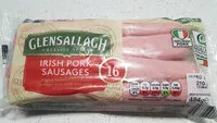 Sokerin määrä sisällä Irish pork sausages