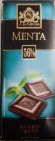 Quantité de sucre dans Chocolat noir menthe