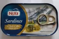 Sucre et nutriments contenus dans Nixe