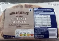 中的糖分和营养成分 Alba bakeries