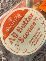 İçindeki şeker miktarı All butter scones