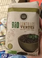 Количество сахара в Lentilles vertes