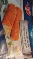 İçindeki şeker miktarı Filet de  poisdon pané au fromage et persil