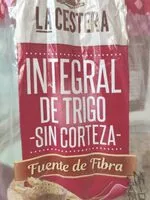 Cantidad de azúcar en Pan integral de trigo sin corteza
