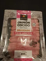 Suhkru kogus sees Jambon cuit braisé