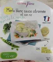 Количество сахара в Merlu blanc sauce citronnée et son riz