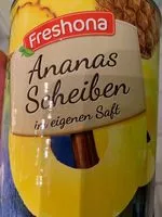 Amount of sugar in Ananas Scheiben