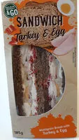 Zuckermenge drin Select & Go Sandwich Turkey & Egg