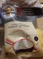 Amount of sugar in Fromages râpés pour Fondue Savoyarde