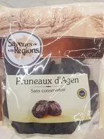 Sokerin määrä sisällä Pruneaux d'Agen