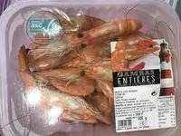 चीनी की मात्रा Gambas ASC cuites entières 30/40