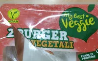 Quantité de sucre dans 2 burger vegetali