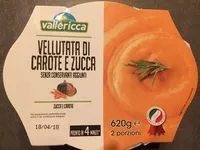 Sucre et nutriments contenus dans Vallericca