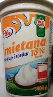 入っている砂糖の量 Śmietana 18%