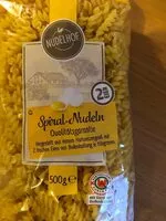 Suhkru kogus sees Spiral Nudeln
