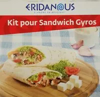 Amount of sugar in Kit pour sandwich Gyros