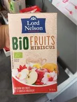 Cantidad de azúcar en Infusion fruits hibiscus bio