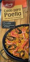 Zuckermenge drin Caldo para paella