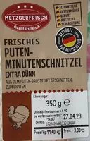 Quantité de sucre dans Puten Minutenschnitzel
