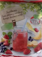 İçindeki şeker miktarı Smoothie mix fresas, plátano y arándanos