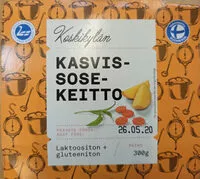 入っている砂糖の量 Kasvissosekeitto