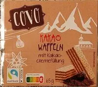 Suhkru kogus sees Kakao Waffeln mit Kakao-cremefüllung