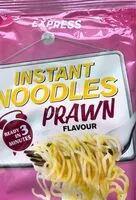 Sokeria ja ravinteita mukana Instant noodles