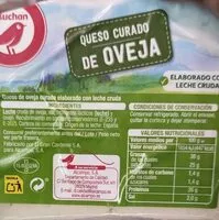 含糖量 Queso curado de oveja