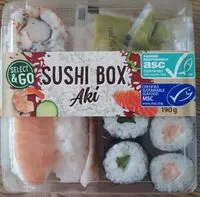 Zuckermenge drin Sushi Box Aki