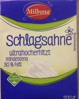 चीनी की मात्रा Schlagsahne ultrahocherhitzt