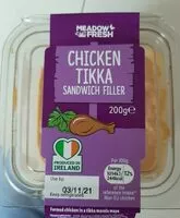 入っている砂糖の量 Chiken tikka  sandwich filler