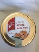 Jumlah gula yang masuk Terrine de Canard au poivre vert