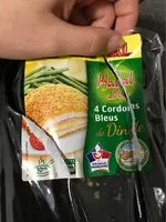 Sokerin määrä sisällä Cordon bleu de dinde