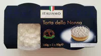 Suhkru kogus sees Torta della Nonna