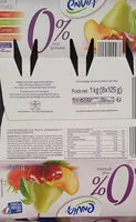 Cantidad de azúcar en Yaourt aux fruits Envia 0%