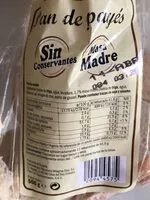 Cantidad de azúcar en Pan tradicional "nueva receta"