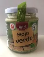 Cantidad de azúcar en Mojo verde