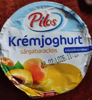 入っている砂糖の量 Krémjoghurt sárgabarackos, édesítőszerekkel